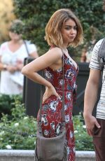 SARAH HYLAND on the Set of 