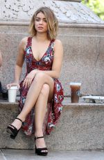 SARAH HYLAND on the Set of 