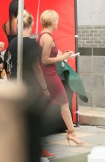 SCARLETT JOHANSSON on the Set of 