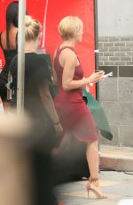 SCARLETT JOHANSSON on the Set of 