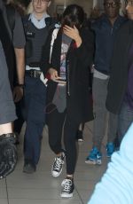 SELENA GOMEZ at Airport in Sydney 08/10/2016