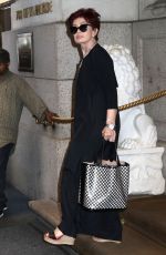 SHARON OSBOURNE Out and About in Beverly Hills 08/17/2016