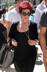 SHARON OSBOURNE Out and About in Beverly Hills 08/17/2016