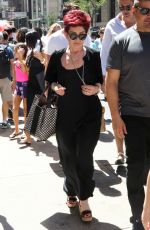 SHARON OSBOURNE Out and About in Beverly Hills 08/17/2016
