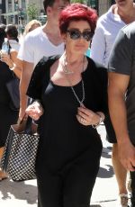 SHARON OSBOURNE Out and About in Beverly Hills 08/17/2016
