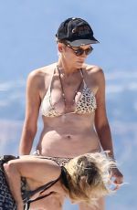 SHARON STONE in Bikini at a Beach in Venice 08/12/2016