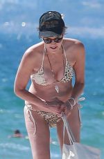 SHARON STONE in Bikini at a Beach in Venice 08/12/2016