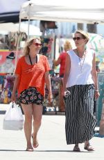 SHARON STONE Out and About in Venice Beach 08/11/2016