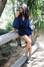 SHAY MITCHELL at at Biore Animal Print Pore Strips Launch at Wildlife Aaystation in Los Angeles 08/12/2016