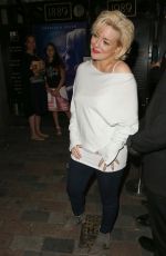 SHERIDAN SMITH Leaves Savoy Theatre in London 08/05/2016