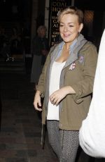 SHERIDAN SMITH Leaves Savoy Theatre in London 08/11/2016