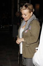 SHERIDAN SMITH Leaves Savoy Theatre in London 08/11/2016