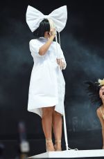 SIA at V Festival at Hylands Park in Chelmsford 08/20/2016