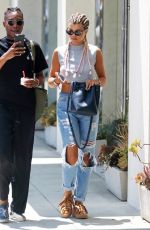 SOFIA RICHIE in RIpped Jeans Out in Beverly Hills 08/03/2016