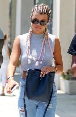 SOFIA RICHIE in RIpped Jeans Out in Beverly Hills 08/03/2016