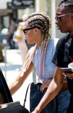 SOFIA RICHIE in RIpped Jeans Out in Beverly Hills 08/03/2016