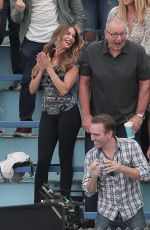 SOFIA VERGARA on the Set of 
