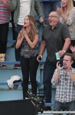 SOFIA VERGARA on the Set of 