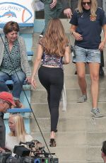 SOFIA VERGARA on the Set of 