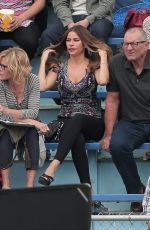 SOFIA VERGARA on the Set of 