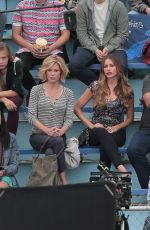 SOFIA VERGARA on the Set of 