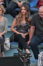 SOFIA VERGARA on the Set of 