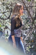 SOFIA VERGARA on the Set of 