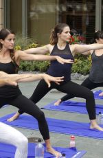 SOPHIA BUSH at a Private Yoga Event Lollapalooza Weekend in Chicago 07/30/2016