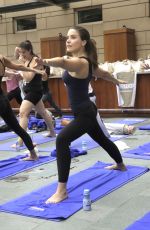SOPHIA BUSH at a Private Yoga Event Lollapalooza Weekend in Chicago 07/30/2016