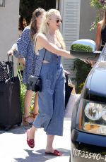 SOPHIE TURNER Out and Abouit in Brentwood 08/13/2016