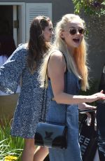 SOPHIE TURNER Out and Abouit in Brentwood 08/13/2016