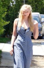 SOPHIE TURNER Out and Abouit in Brentwood 08/13/2016