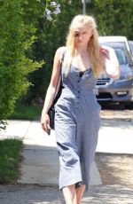 SOPHIE TURNER Out and Abouit in Brentwood 08/13/2016