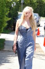 SOPHIE TURNER Out and Abouit in Brentwood 08/13/2016