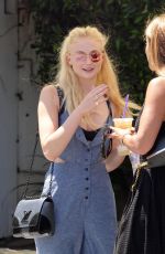 SOPHIE TURNER Out and Abouit in Brentwood 08/13/2016