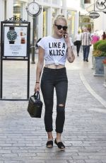 SOPHIE TURNER Out and About in West Hollywood 08/18/2016