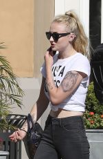 SOPHIE TURNER Out and About in West Hollywood 08/18/2016