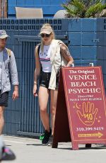 SOPHIE TURNER Out in Venice Beach 08/09/2016