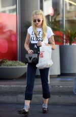 SOPHIE TURNER Out Shopping in Los Angeles 08/23/2016