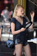 SOPHIE TURNER Shopping at The Grove in Los Angeles 08/11/2016
