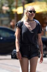 SOPHIE TURNER Shopping at The Grove in Los Angeles 08/11/2016