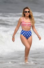 TALLIA STORM in Bikini on the Beach in Malibu 08/15/2016