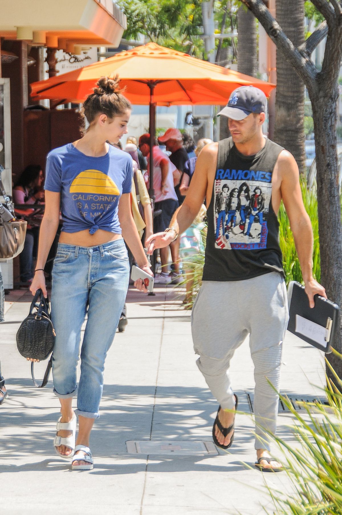 TAYLOR HILL with Boyfriend Michael Shank Out in Los Angeles 08/23/2016 – HawtCelebs1200 x 1807