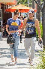 TAYLOR HILL with Boyfriend Michael Shank Out in Los Angeles 08/23/2016