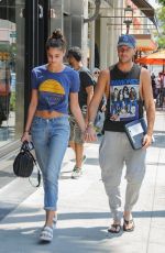 TAYLOR HILL with Boyfriend Michael Shank Out in Los Angeles 08/23/2016