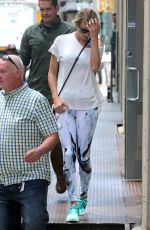 TAYLOR SWIFT Arrives at a Gym in New York 08/09/2016