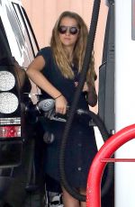 TERESA PALMER at a Gas Station in Los Feliz 08/01/2016