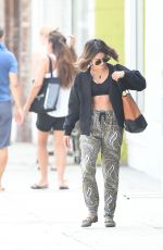 VANESSA HUDGENS Heading to Pilates Class in Los Angeles 08/26/2016