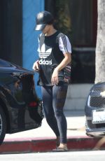 VANESSA HUDGENS Leaves a Pilates Class in Los Angeles 08/02/2016