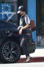 VANESSA HUDGENS Leaves a Pilates Class in Los Angeles 08/02/2016
